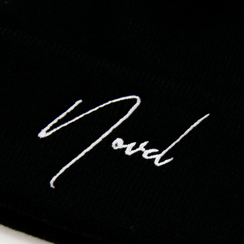 NOVEL Embroidered Signature Logo Beanie