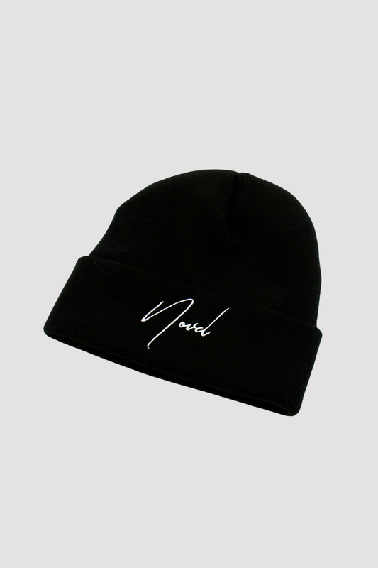 NOVEL Embroidered Signature Logo Beanie