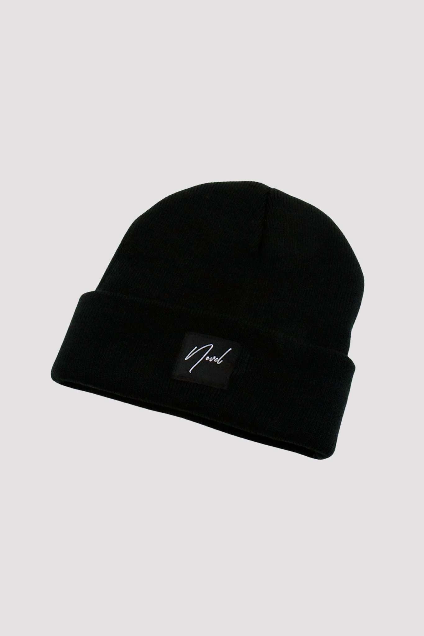 NOVEL Patch Signature Logo Beanie