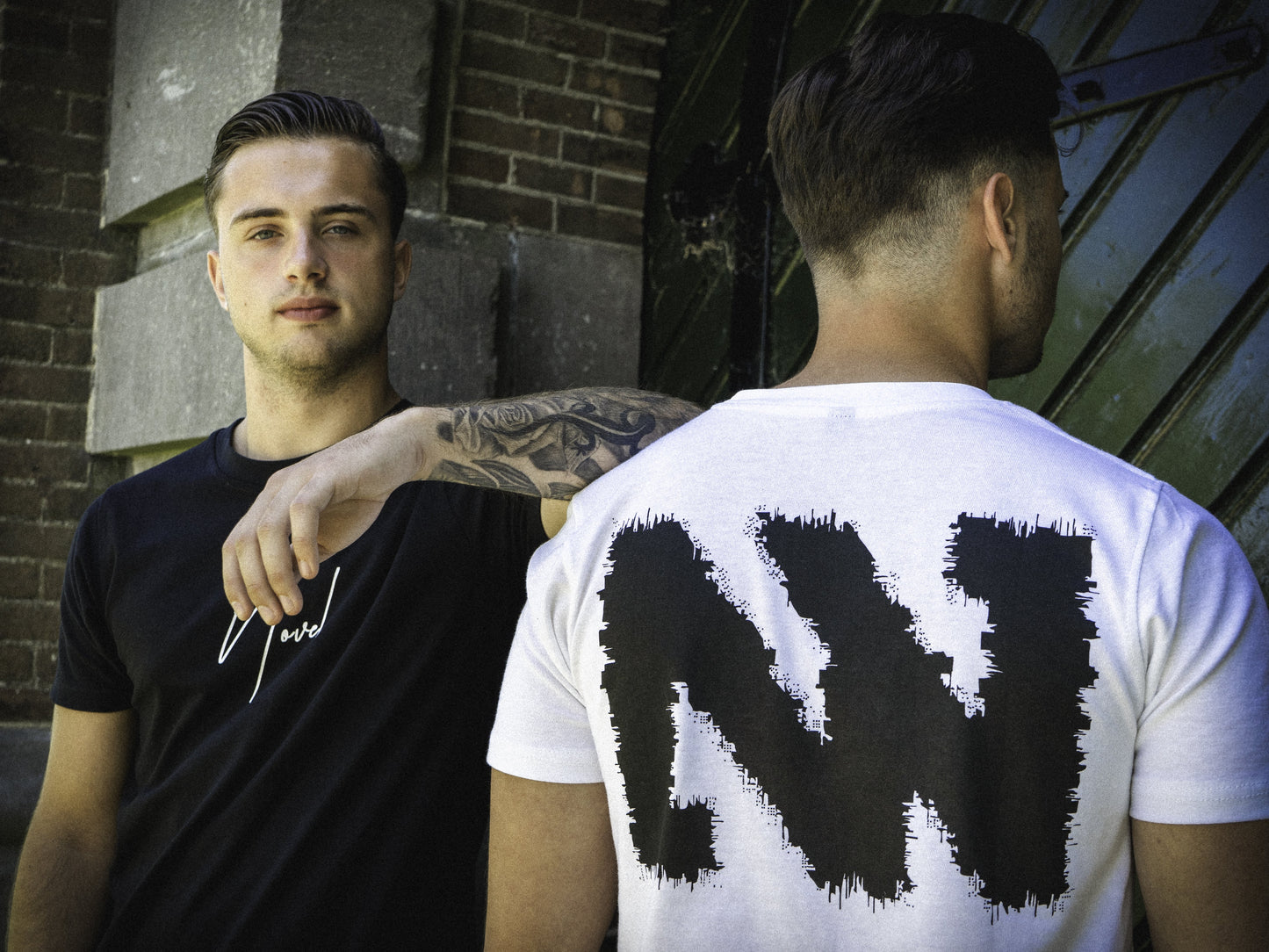 NOVEL Glitch Logo T-shirt White