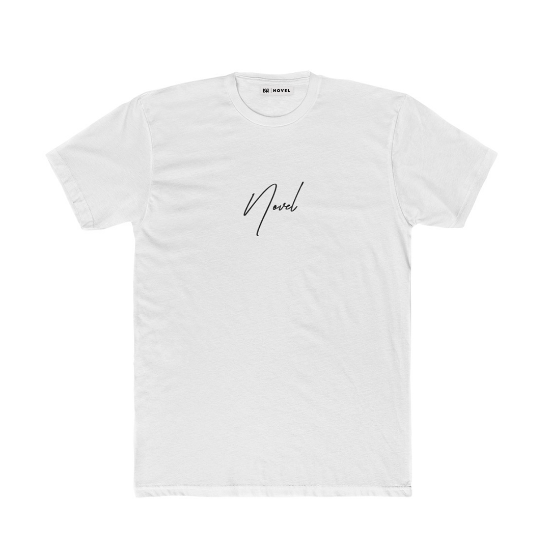 NOVEL Glitch Logo T-shirt White