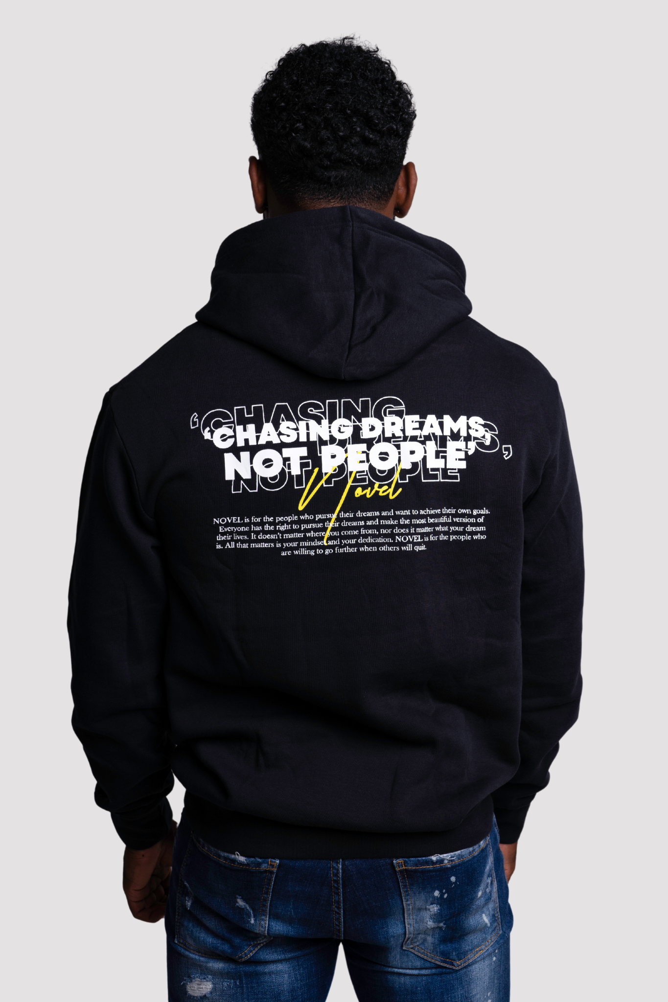 NOVEL 'Chasing Dreams, Not People' V2 Hoodie